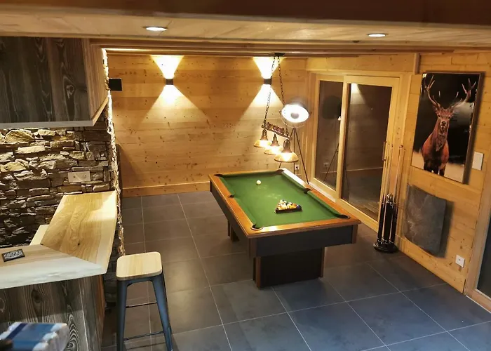 בקתה Nouveau M.meta 12 Pers Sauna,jacuzzi,billard