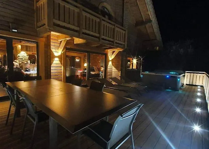 Nouveau M.meta 12 Pers Sauna,jacuzzi,billard Chalet *