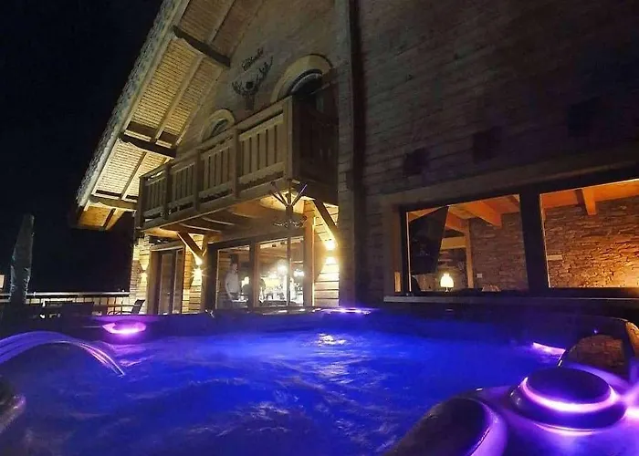 Nouveau M.meta 12 Pers Sauna,jacuzzi,billard Chalet *