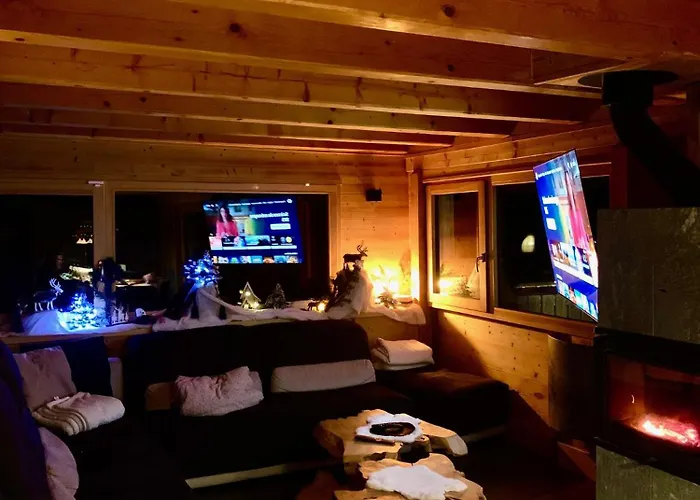 Nouveau M.meta 12 Pers Sauna,jacuzzi,billard Chalet *