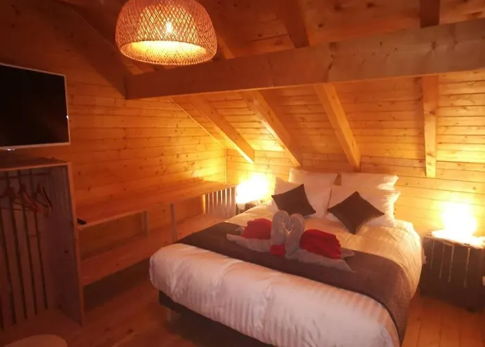 Nouveau M.meta 12 Pers Sauna,jacuzzi,billard בקתה *